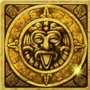 O símbolo do crachá dourado em Gonzo Quest